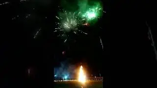 Kembang Api Upacara Api unggun Kemah Wirakarya Jambusari