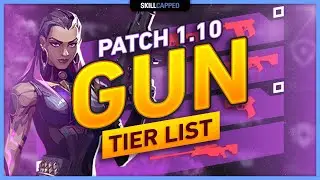 NEW BEST VALORANT GUNS TIER LIST - Patch 1.10