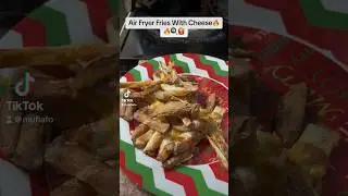 Air Fryer Fries With Cheese #Food #video #good #cheesefries