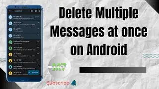 How to Delete Multiple Text messages On Android Phone 