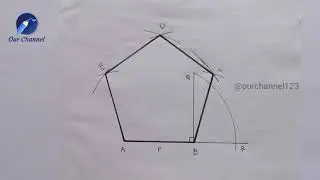 How to draw a Pentagon by Special Method | Engineering Drawing | Construction of a Pentagon