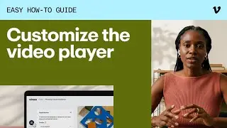 How to customize the Vimeo video player