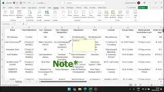 Excel Comments Notes Complete Guide - Excel Tutorial 16
