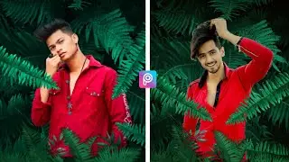 Behind The Leaf Effect Photo Editing | PicsArt Photo Editing Tutorial | MX Munna Editz |