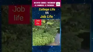 College life VS Job life Memes😂| kaashiv venkat | College Memes 😂🤣#memes  #itmemes #shorts #trending