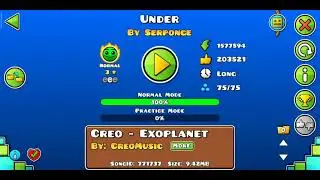 geometry dash  under by serponge