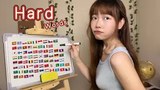 ASMR Say and Write ‘Hard Words’ in 70+ Different Languages (2 hours for sleep)