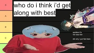 genshin tier list based on how well (i think) we would get along