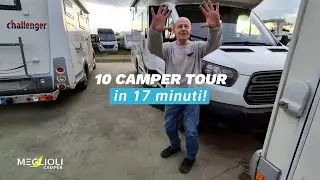 10 CAMPER TOURS in 17 minutes! 🚐 - Meglioli Camper
