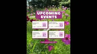 Upcoming Events at Ward’s Farm NJ