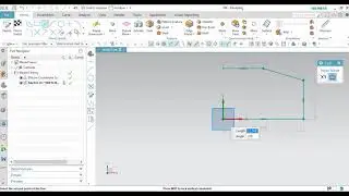 NX 2019 | Sketch Komutları - Line