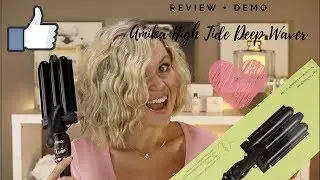How to get Beachy Waves using Amika High Tide Deep Wave Styler - Review + Demo