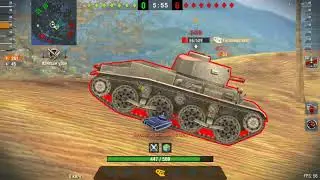 Новогоднее Чудо | Мастер на Т-15| 1375 DMG 4 FRAGS| World of Tanks Blitz