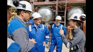 Horacio Marín en Refinería La Plata