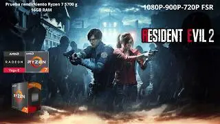 Resident Evil 2 Remake Test Ryzen 7 5700G Radeon Vega 8