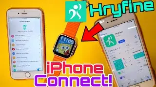 Hryfine App Connect With Iphone | Hryfine app All Setting | Hryfine App Calling Setting | hryfine ap