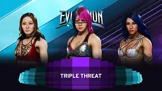 WWE2k20. Битва чемпионок! Io Shirai(NXT) vs. Sasha Banks(SMACK) vs. Asuka(RAW).