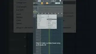 how to make a a deep house song on fl studio 20 