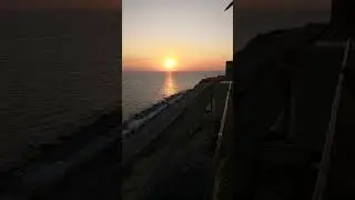 Анапа, ресторан на берегу моря с видом на  закат 🌅