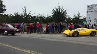 Start of Pebble Beach Tour d'Elegance 2017 - English Gearhead