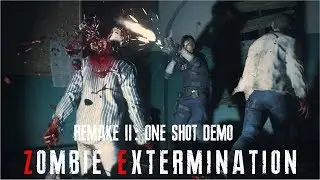 Resident Evil 2 Remake 1-Shot Demo - All zombies killed