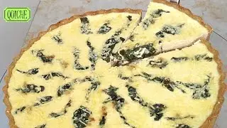 QUICHE | RICOTA | ESPINAFRE | MASSA INTEGRAL