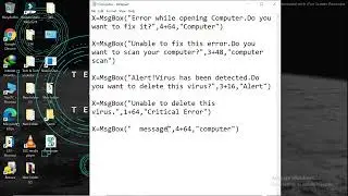 how to Create an Awesome (Harmless) Computer Virus Prank (Fake Virus).