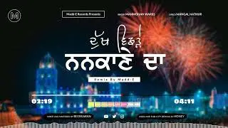 Dukh Vichhde Nankaane Da II Manmohan Waris II Remix By  Madd-E