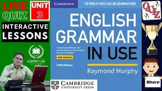 English Grammar Online Course Raymond Murphy’s World’s Best-Selling Book [UNIT-1] 