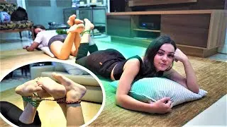 Rope, FEET TIED!! 🔥Carla e Kusch🔥 Corda, PÉS AMARRADOS!!