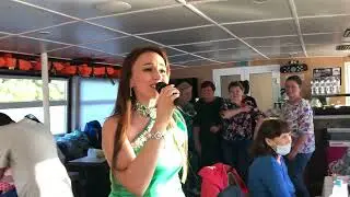 Лейла Галиева на теплоходе в Уфе 2022