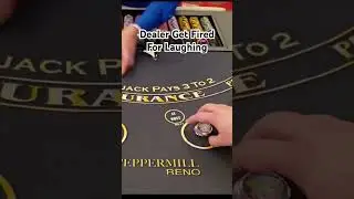 Dealer Gets Fired For Laughing!! #casino #slot #gambling