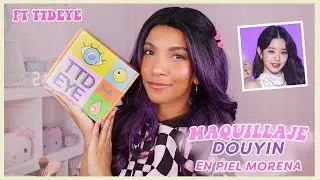 Maquillaje estilo Douyin en piel morena y probamos lentes de contacto TTDEYE | DianiVlogs