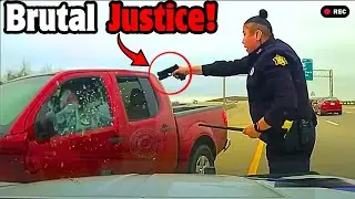 When Criminals Face BRUTAL JUSTICE After a Police Chase!