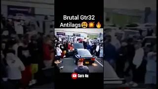 Brutal R32 Antilags😱💥🔥#nissangtr #gtr32 #skyline #antilag #loudest
