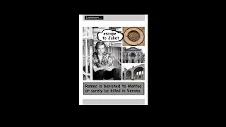 Lockdown - Art Poetry Recital Shakespeare Romeo Juliet comic strip #artwork #minimal