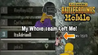 Pubg Mobile(#3)-My Whole Squad Died/Quit~You won't believe what Happend!