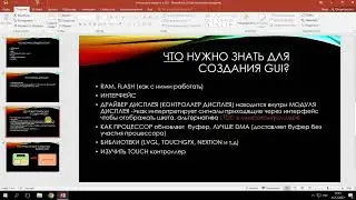 ДИСПЛЕИ. УРОК 1. GUI. Что такое GUI? Что нужно знать для написания GUI?