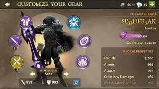 Dungeon Hunter 5 - Gear Evolution - League Rank Warrior 1