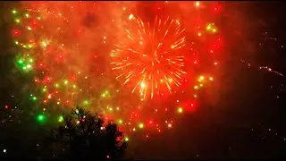 Новогодний салют на Рублевке 2021 // KEYSHOW.RU