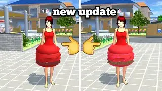 New dress tutorial in sakura school simulator #shorts