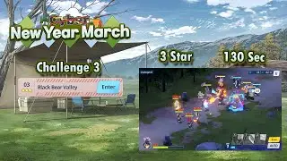 Blue Archive Global - C̶y̶b̶e̶r̶ New Year March Challenge 3 (130 Sec Clear)