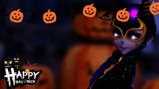 #MMD  Peek-A-Boo: A Halloween Spell in MMD   [Motion DL]🎃🎶