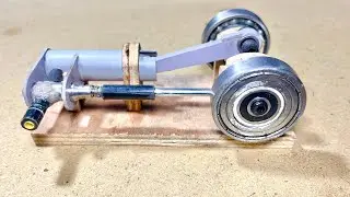 Homemade simple and easy PVC air engine