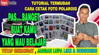 🔴TUTORIAL TERMUDAH CARA CETAK FOTO POLAROID # PAS... BANGET BUAT KAMU YANG MAU BELAJAR 🤗