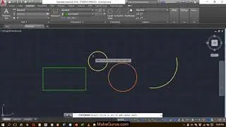 How to Use Centre Mark in Autocad- Draw CENTER MARK Autocad Command- Centre Mark Autocad in Hindi