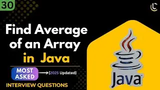 Java Program to Find Average of Array Elements | Java Array Tutorial Example & Interview Question