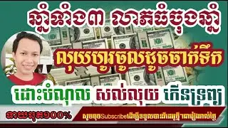 ម្ខាស់ឆ្នាំទាំង៣ លាភធំចុងឆ្នាំនេះលុយហូរចូលដូចចាក់ទឹក/horoscope daily 2024:by7GNEWS