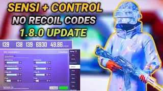New Update 1.8.0 !! Op Sensitivity CODE + Control Setting PUBG MOBILE | BGMI 1.8 Best Sensitivity