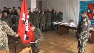 Присяга стрільців і командирів підрозділів крайової команди УНСО